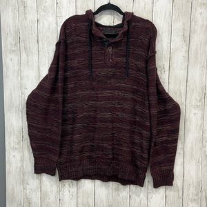 Outpost Makers by Buckle Hoodie Sweater Red Black Men’s Size XXL Long Sleeve